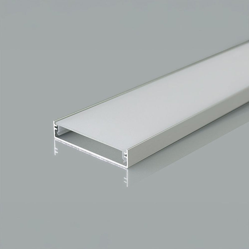 Profil aluminiu pentru bandă LED 2 m 50×10 mm argintiu V-Tac SKU-24102