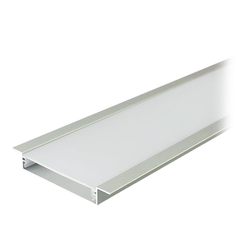 Profil aluminiu pentru bandă LED 2 m 50×10 mm argintiu V-Tac SKU-24103