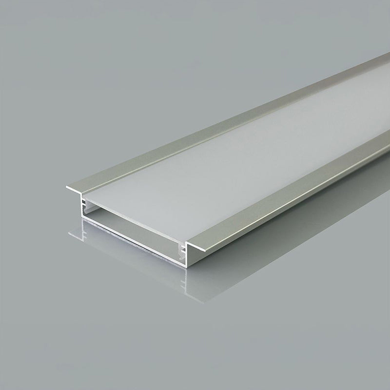 Profil aluminiu pentru bandă LED 2 m 50×10 mm argintiu V-Tac SKU-24103