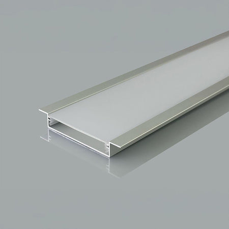 Profil aluminiu pentru bandă LED 2 m 50×10 mm argintiu V-Tac SKU-24103