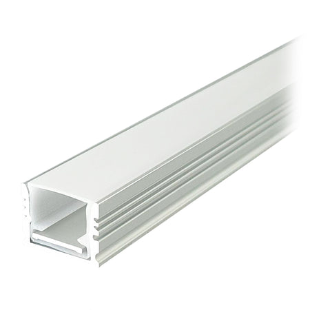 Profil aluminiu pentru bandă LED 2 m 17 × 14 mm argintiu V-Tac SKU-24104