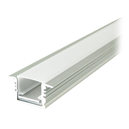 Profil aluminiu pentru banda LED 2 m 17 mm × 14 mm argintiu V-Tac SKU-24105