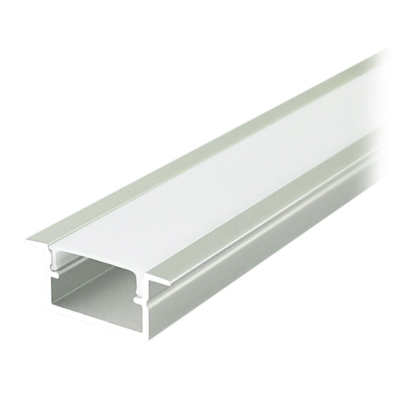 Profil aluminiu pentru bandă LED 2 m 17 mm × 10 mm argintiu V-Tac SKU-24106