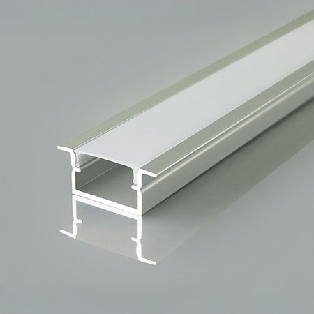 Profil aluminiu pentru bandă LED 2 m 17 mm × 10 mm argintiu V-Tac SKU-24106