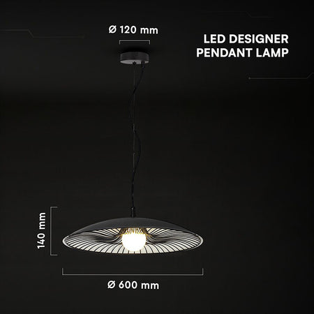 Corp de iluminat suspendat cu soclu E27 și adaptor G9, 600 mm, max. 20 W V-Tac SKU-24125
