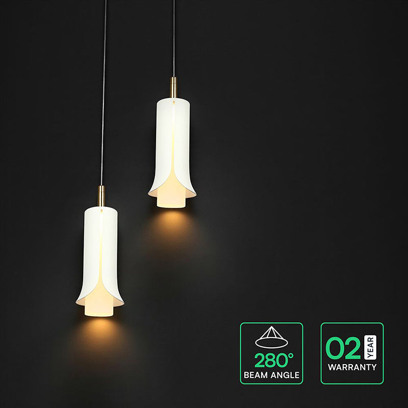 Corp de iluminat LED suspendat alb de 10 W cu lumină caldă de 3000 K V-Tac SKU-24135
