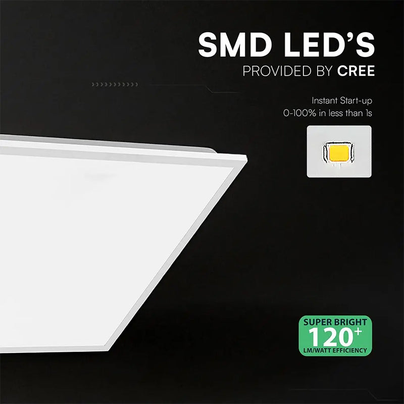 Panou LED incorporabil 40W 60 × 60 cm 4000K cu cip CREE V-Tac SKU-241456