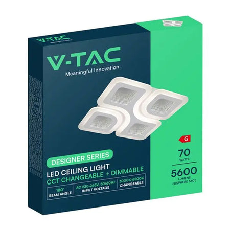 Aplică LED 70W 3in1 dimabilă cu telecomandă V-Tac SKU-24174