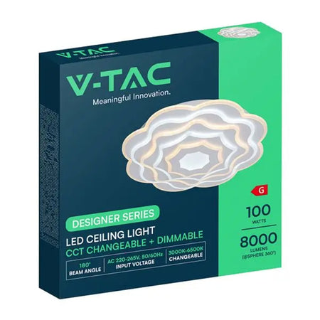 Aplica LED 100W 3in1 dimabilă cu telecomandă V-Tac SKU-24175