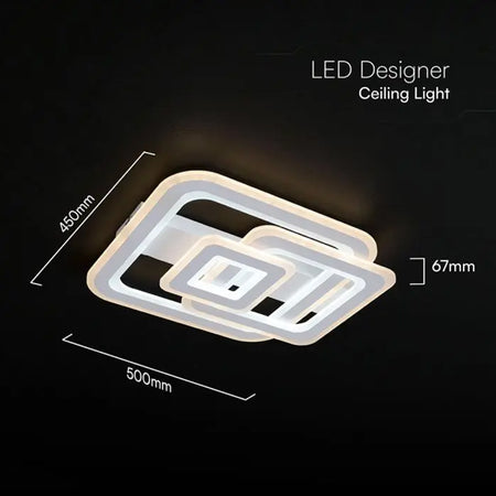 Aplică LED 80W 3 în 1 dimabilă cu telecomandă V-Tac SKU-24176
