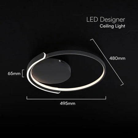 Aplică LED 3 în 1 dimabilă cu telecomandă, 50W, 270°, 5600 lm, V-Tac SKU-24179