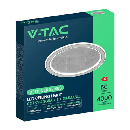 Aplică LED 50 W 3 în 1 dimabilă cu telecomandă V-Tac SKU-24184