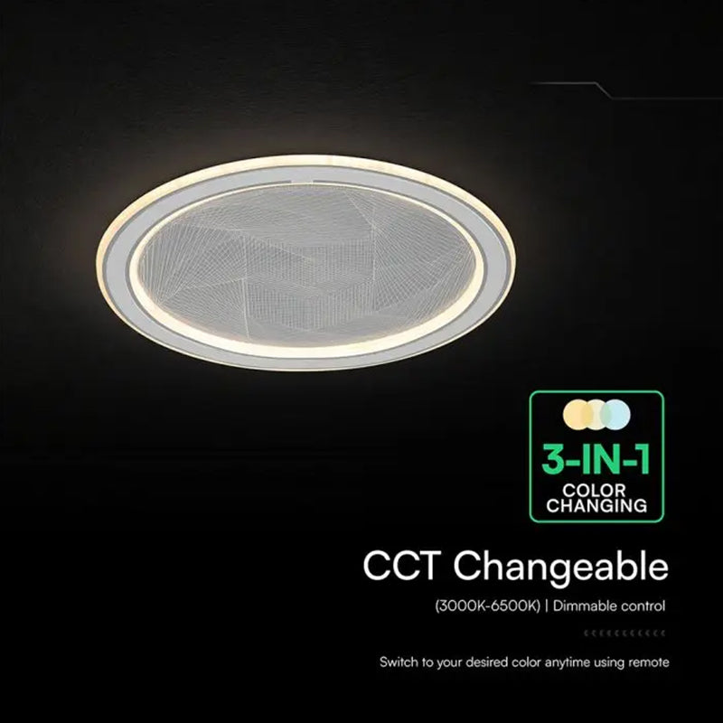 Aplică LED 50 W 3 în 1 dimabilă cu telecomandă V-Tac SKU-24184