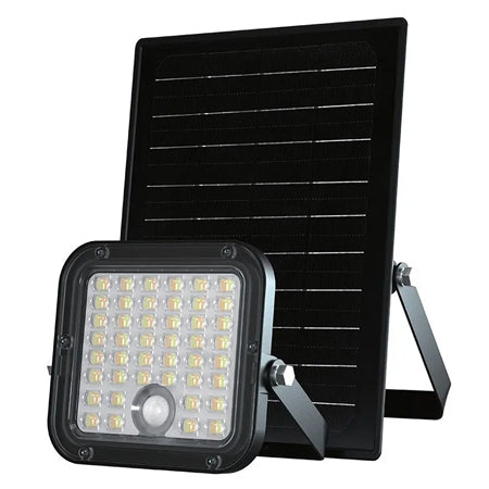 Reflector LED solar 30W, 4800 lm, IP65, negru V-Tac SKU-24277