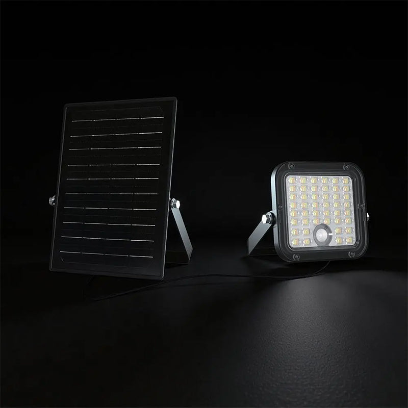 Reflector LED solar 30W, 4800 lm, IP65, negru V-Tac SKU-24277