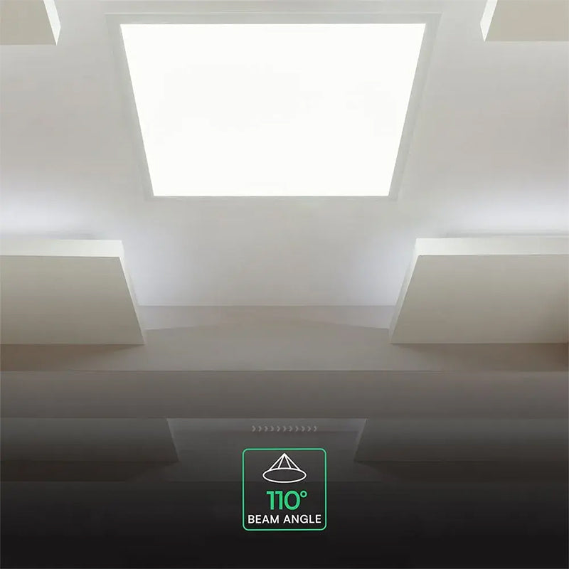 Panou LED 40 W 595 × 595 mm cu lumină alb rece 6500 K V-Tac SKU-24367