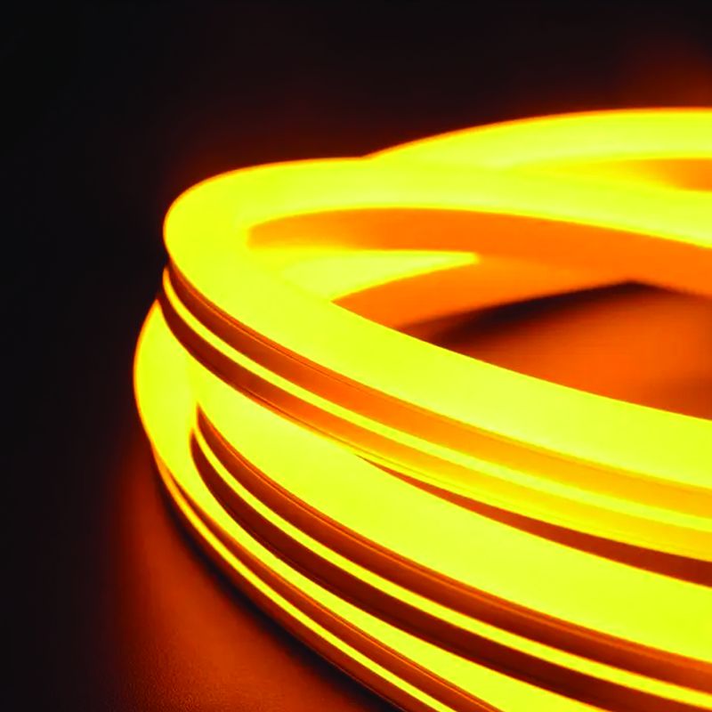 Bandă LED Neonflex de 10 m cu lumină galbenă și alimentare la 24 V V-Tac SKU-2617