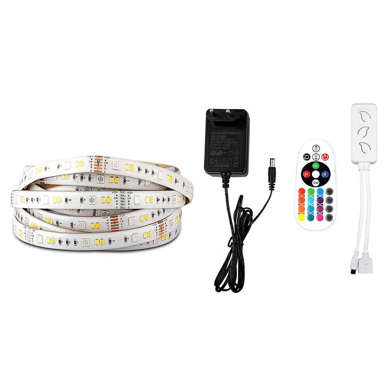 Kit Banda Led Smart Smd5050 54led/m Rgb+ww+dw+cw 12v Ip65 5m