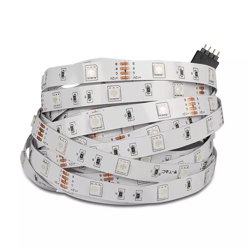 Kit Banda Led Smd5050 30led/m Rgb Ip20 10m
