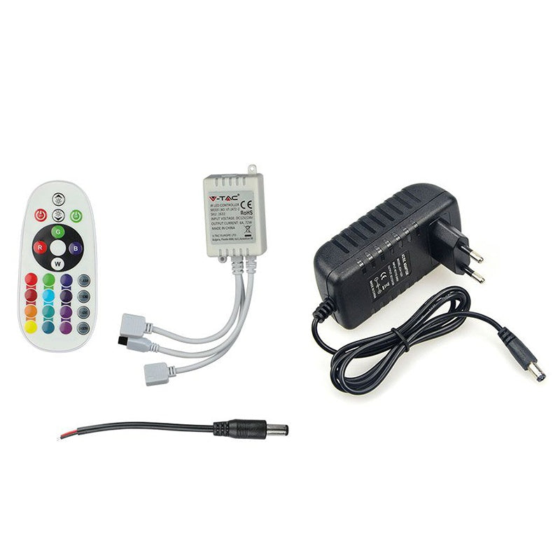 Kit Banda Led Smd5050 30led/m Rgb Ip20 10m
