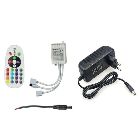 Kit Banda Led Smd5050 30led/m Rgb Ip20 10m