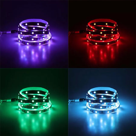 Kit Banda Led Smd5050 30led/m Rgb Ip20 10m