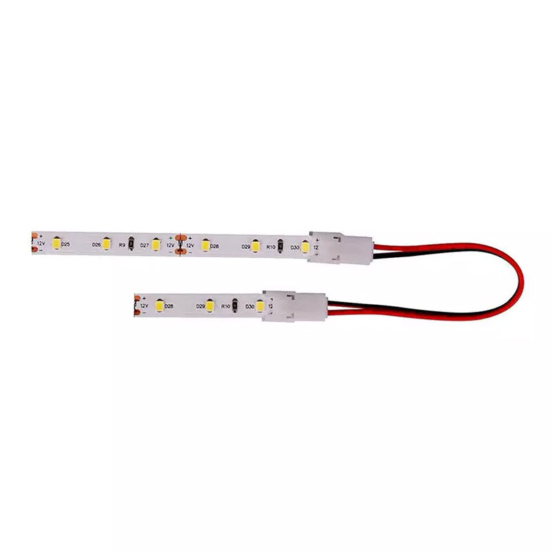 Conector bandă LED de 10 mm cu 2 capete și cablu V-Tac SKU-2661