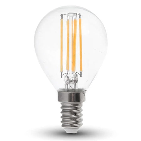 Bec E14 p45 Cu Filament Led 6w 2700k