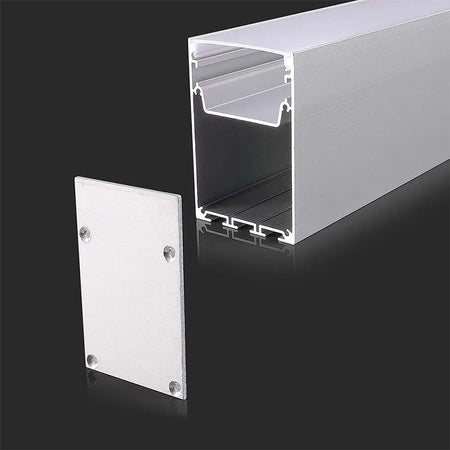 Profil Aluminiu Pentru Banda Led 2m 50mm X 75mm Alb