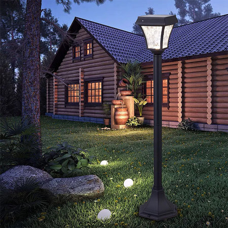 Corp de iluminat solar LED cu lumină alb cald și alb rece, panou 2 W și protecție IP65 V-Tac SKU-2894