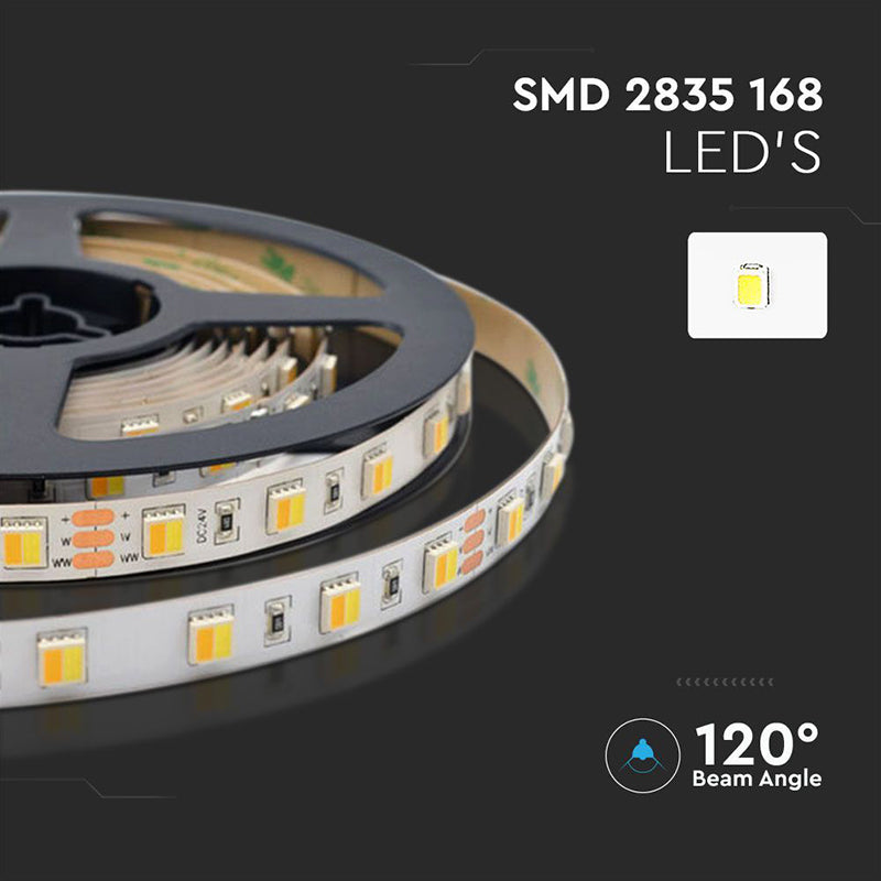 Banda Led 24v Smd5050 120led/m 3in1 Ip20 5m