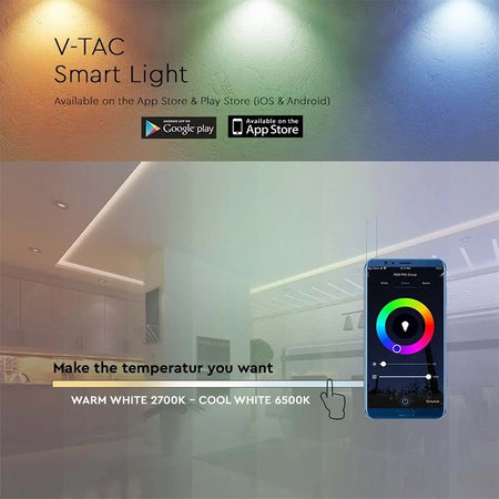 Controler bandă LED 3în1 Wi-Fi de 12-24 V cu telecomandă cu 12 butoane V-Tac SKU-2902