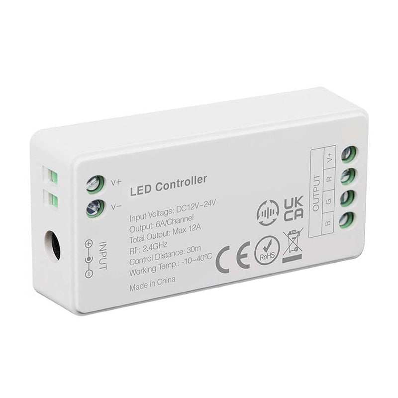 Controler Wi-Fi pentru bandă LED monocolor DC 12-24 V cu curent max. 12 A V-Tac SKU-2911