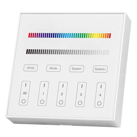Controler bandă LED RGB + alb cu 4 zone și Wi-Fi V-Tac SKU-2917