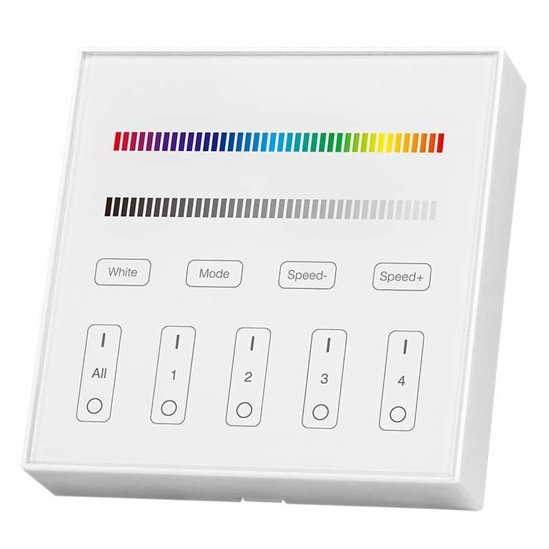 Controler bandă LED RGB + alb cu 4 zone și Wi-Fi V-Tac SKU-2917