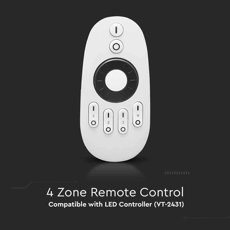 Telecomandă pentru controller bandă LED cu 4 zone V-Tac SKU-2918