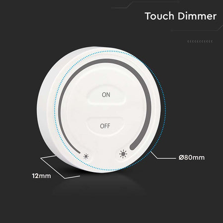 Controller Banda Led Touch Lumina Alba - Alb
