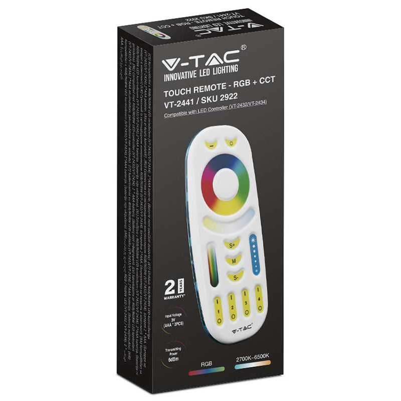 Telecomandă controller bandă LED 3in1 touch V-Tac SKU-2922