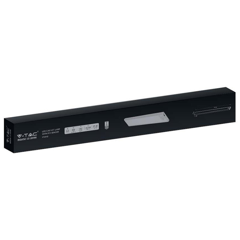 Corp Iluminat Led 1.5w 3000k Ip20 Cu Senzor Miscare - Argintiu