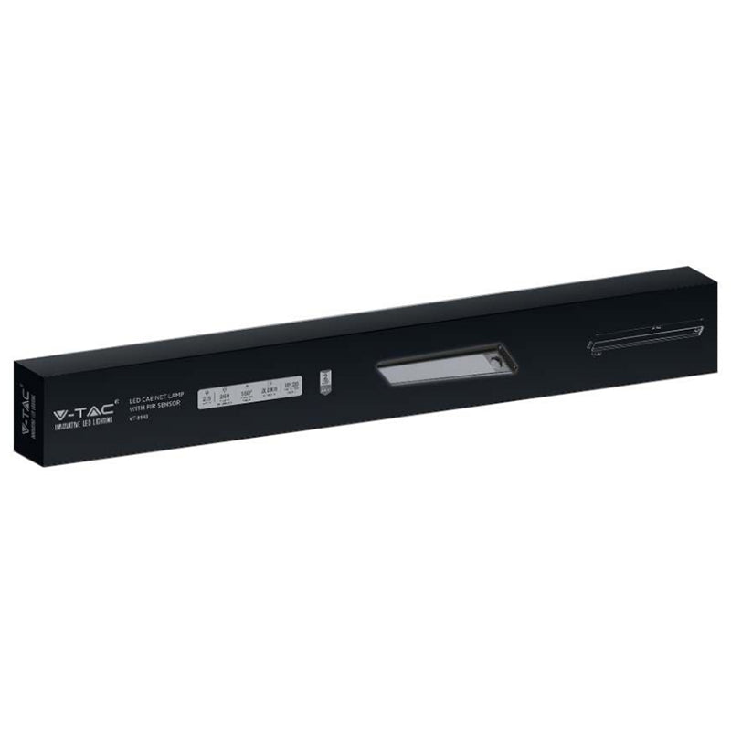 Corp Iluminat Led 2.5w 3000k Ip20 Cu Senzor Miscare - Negru