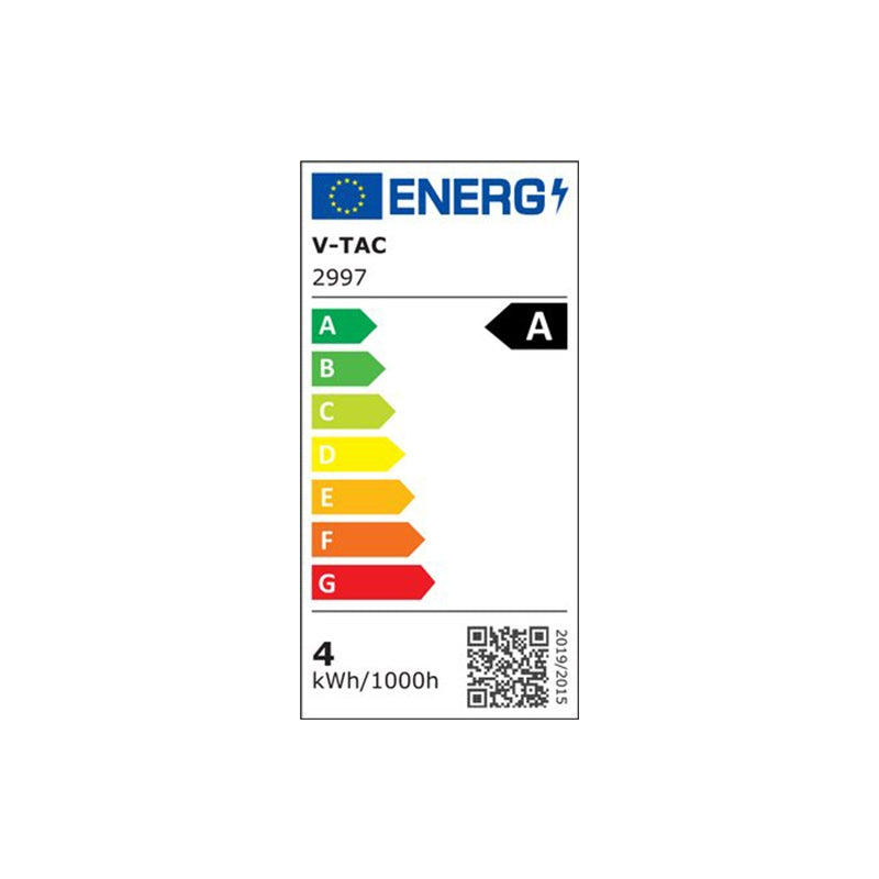 Bec LED cu filament ST64 E27 de 4 W cu lumină neutră 4000 K EDISON V-Tac SKU-2997