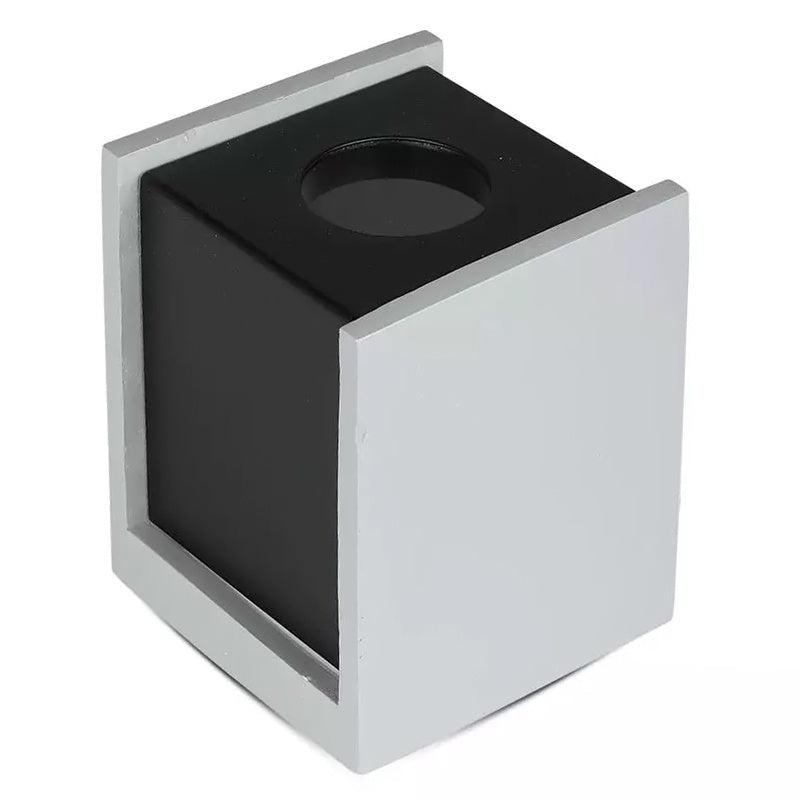 Corp iluminat soclu GU10 negru/gri instalare pe suprafață V-Tac SKU-3143