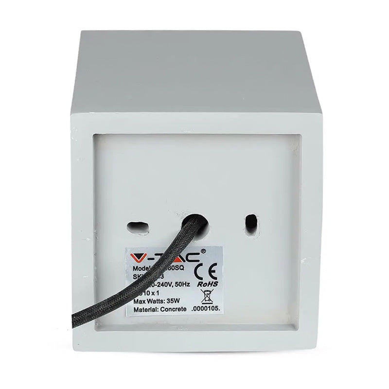 Corp iluminat soclu GU10 negru/gri instalare pe suprafață V-Tac SKU-3143
