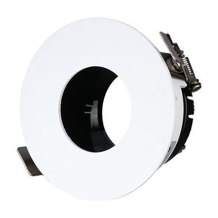 Corp spot tavan cu soclu GU10, alb/negru, montaj îngropat, V-Tac SKU-3157