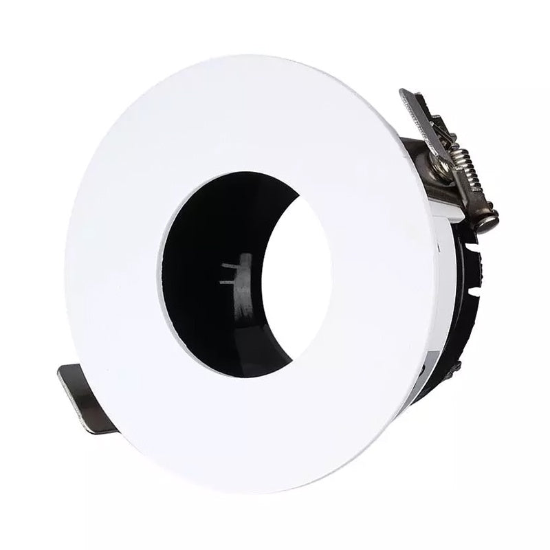 Corp spot tavan cu soclu GU10, alb/negru, montaj îngropat, V-Tac SKU-3157