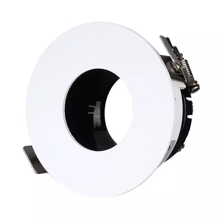 Corp spot tavan cu soclu GU10, alb/negru, montaj îngropat, V-Tac SKU-3157