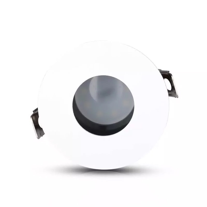 Corp spot tavan cu soclu GU10, alb/negru, montaj îngropat, V-Tac SKU-3157