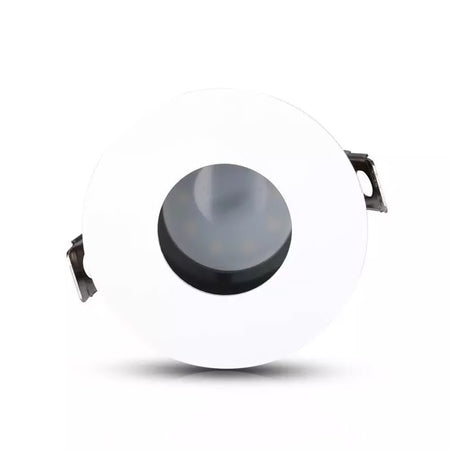 Corp spot tavan cu soclu GU10, alb/negru, montaj îngropat, V-Tac SKU-3157