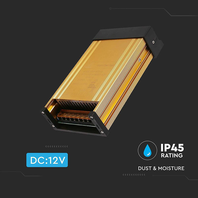 Sursă de alimentare SMPS de 12 V și 250 W cu ieșire de 20 A și protecție IP45 V-Tac SKU-3232