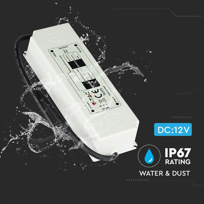 Sursă alimentare bandă LED 12V IP67 pentru benzi LED V-Tac